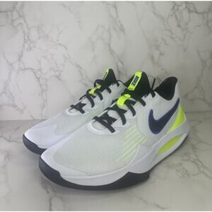 Nike Mens Size 12 Precision V White Green Basketball Sneakers CW3403 100 NEW